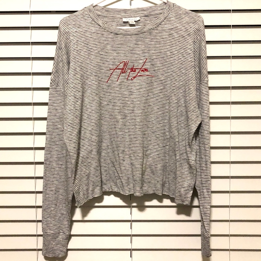 Long sleeve striped shirt